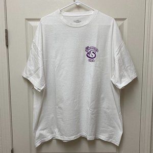 The Smokers Club Member Tee T-Shirt XXL White & Purple NY Smoke DZA Wiz Khalifa